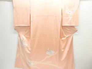 絞り 秋草模様刺繍訪問着（重ね衿付き）